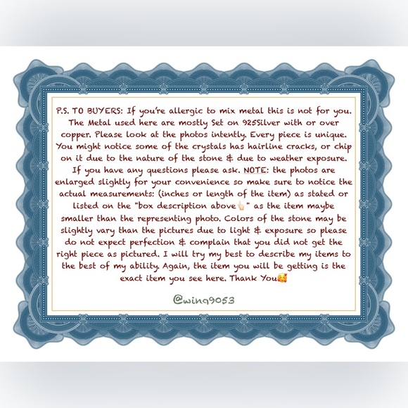 Caribbean Larimar Pectolite Bracelet - Picture 8 of 8